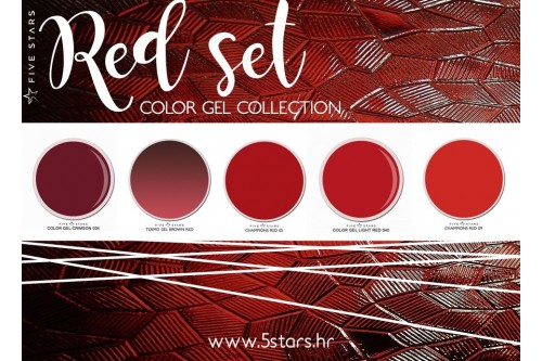RED COLOR GEL COLLECTION